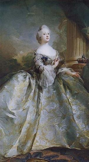 Carl Gustaf Pilo Queen of Denmark Sweden oil painting art